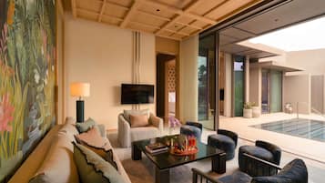 Biệt thự có thiết kế đặc trưng, 2 phòng ngủ | Minibar với thức uống miễn phí, trang trí khác biệt