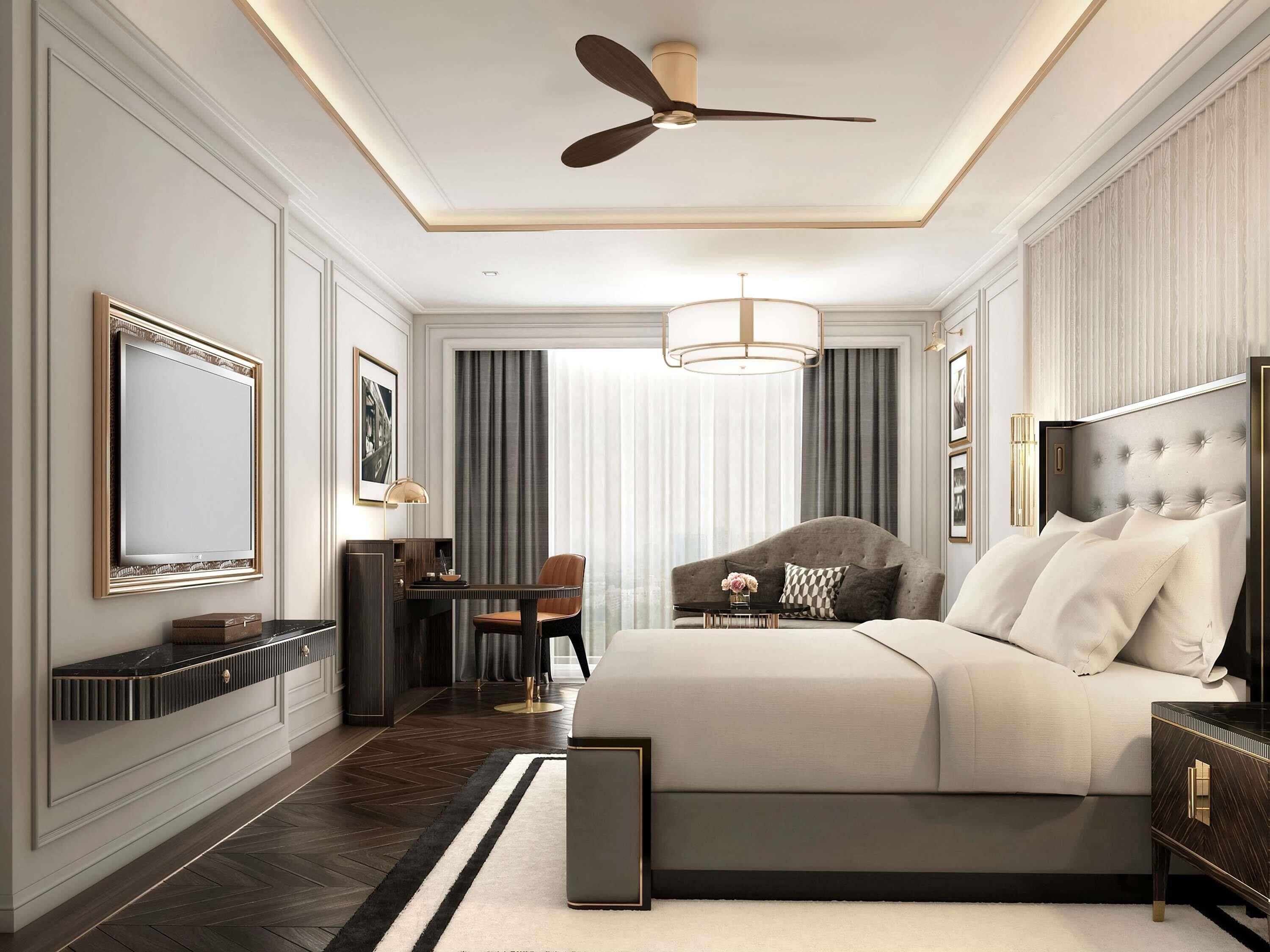 Hochwertige Bettwaren, kostenlose Minibar, Zimmersafe, Schreibtisch