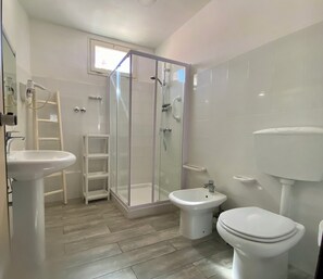 Dusche, Bidet, Toilettenpapier
