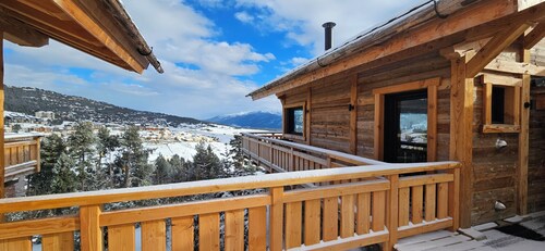 Chalet KOM - Les Angles - Pied de pistes - 14 couchages - Jacuzzi / Sauna