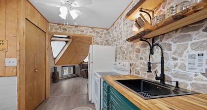 Geodesic Dome Home - One Bedroom, One Bathroom with Sleeping Loft and Cozy Woodburning Stove