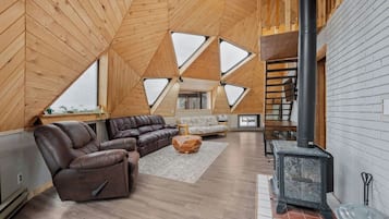 TV connectée, cheminée