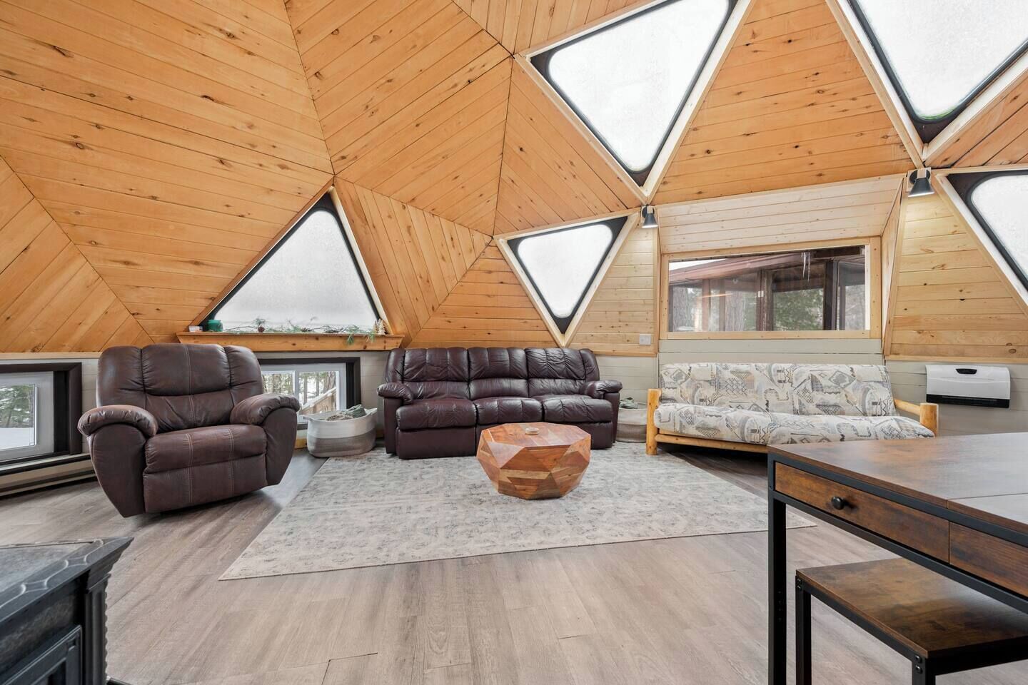 TV connectée, cheminée