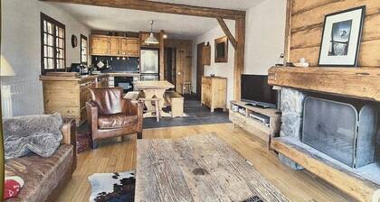 Apartment at the foot of the Bettex slopes with breathtaking views of Mont Blanc