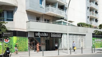 Overnatningsstedets facade