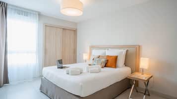 Room, 2 Queen Beds, Non Smoking (Upgrade) | Desk, free WiFi, bed sheets