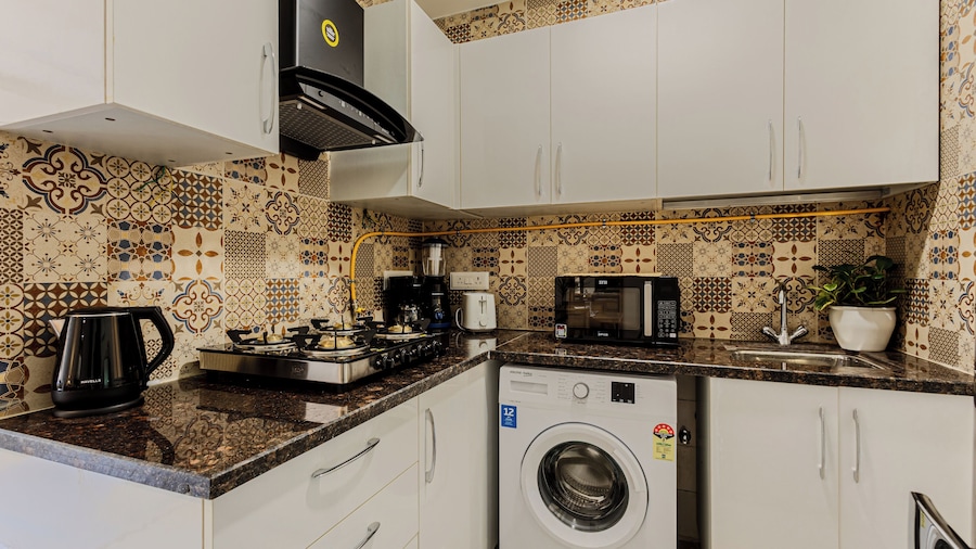 Alaya Stays Veera Marina 1BHK with Pool