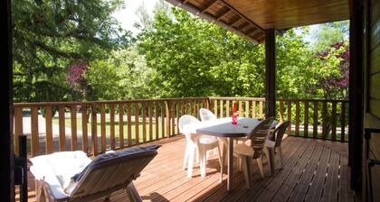 Chalet des Berges - Heated pool - Pontoon