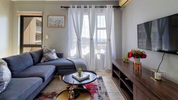 Apartamento, 2 quartos, para fumantes, sacada | Sala de estar