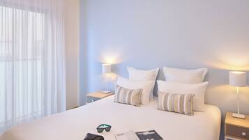 Apartamento, 2 habitaciones | 1 dormitorio, wifi gratis, ropa de cama