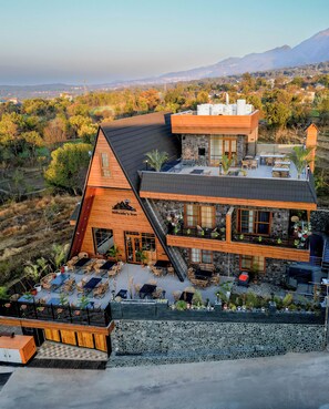 Façade de l’hébergement