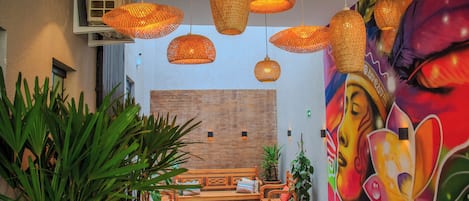 Interior entrance