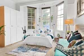 2 dormitorios, tabla de planchar con plancha, wifi gratis y ropa de cama