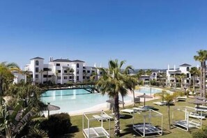 Pool - Luxurious Apartment @ Estepona Hills with views! (Estepona)