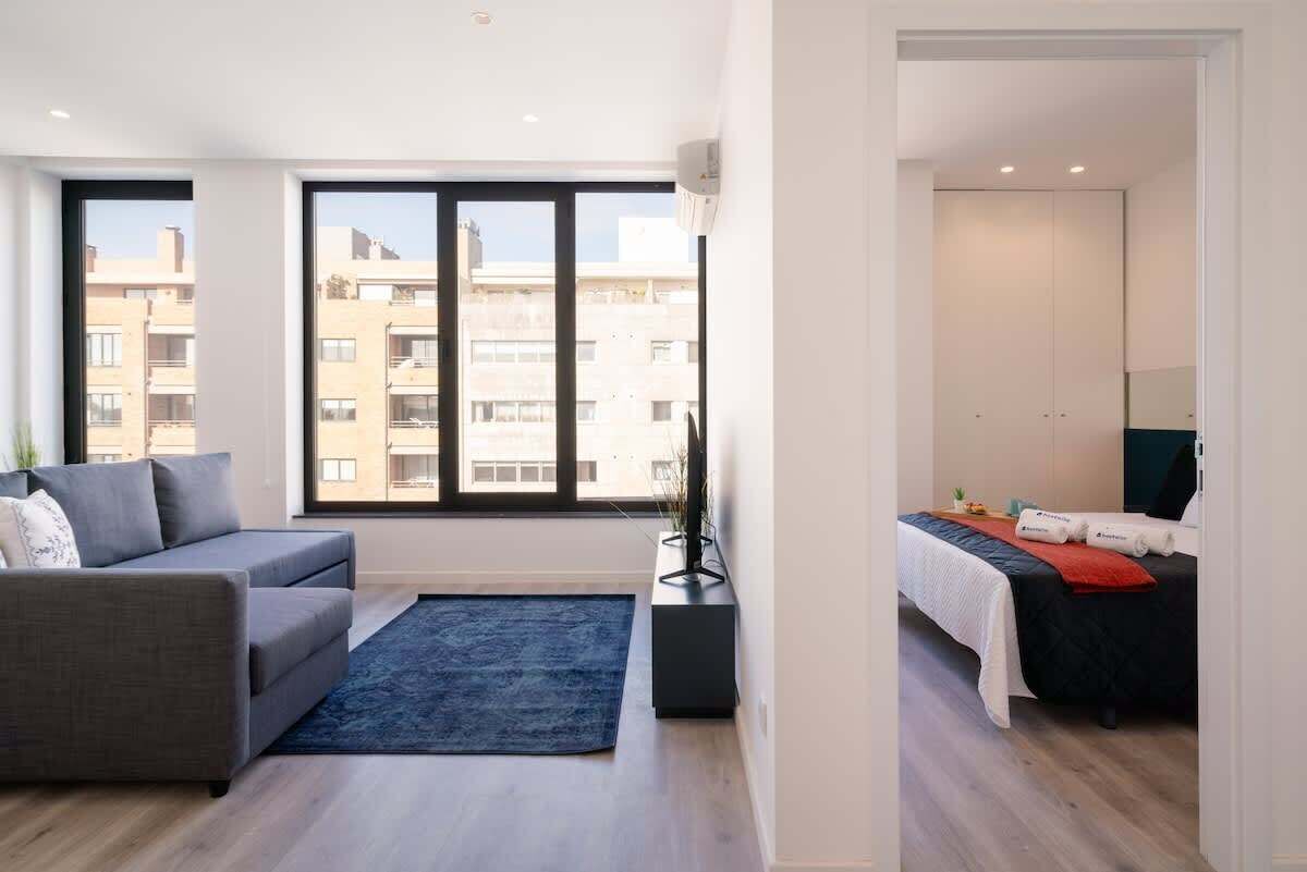 1 makuuhuone, silitysrauta/-lauta, vauvan matkasänky, Wi-Fi