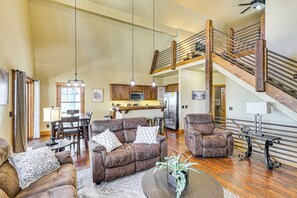 House (3 Bedrooms) | Interior - 5 Mi to Terry Peak: Spacious Lead Cabin w/ Hot Tub (Lead)