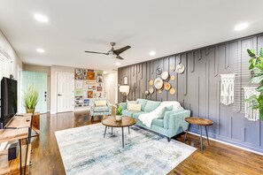 House (3 Bedrooms) | Front of property - Family Friendly: Chic Retreat in Rocky Mount! (Rocky Mount)