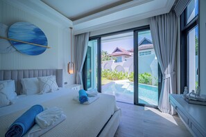 In-room safe, blackout curtains, iron/ironing board, free WiFi - FIFTH ELEMENT pool villa by NLA (Choeng Thale)