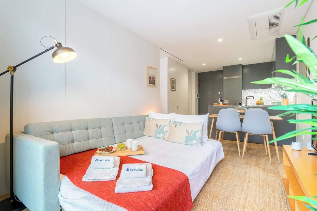 1 Schlafzimmer, Bügeleisen/Bügelbrett, Reisekinderbett, kostenloses WLAN