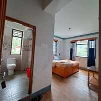 Quarto casal família | Escrivaninha, espaço de trabalho para notebook