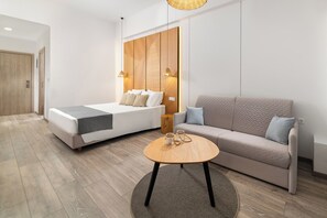 Superior Double Room, Balcony, Garden View | In-room safe, desk, soundproofing, free WiFi - Paralos Rodos Lifestyle (Rhodes)