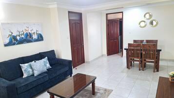 Apartment, 2 Bedrooms, Garden View | Living room