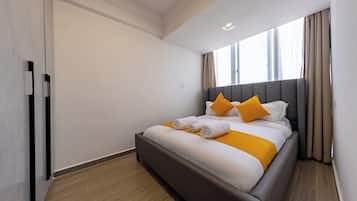 Departamento Deluxe, vista al río | 1 habitación, tabla de planchar con plancha y wifi gratis
