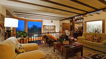 TV connectée, cheminée