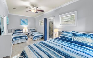 4 habitaciones, tabla de planchar con plancha, wifi y ropa de cama