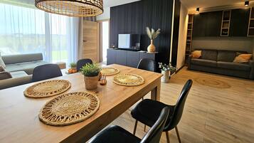 Comfort Apartment, Garden View | Living area | LCD TV