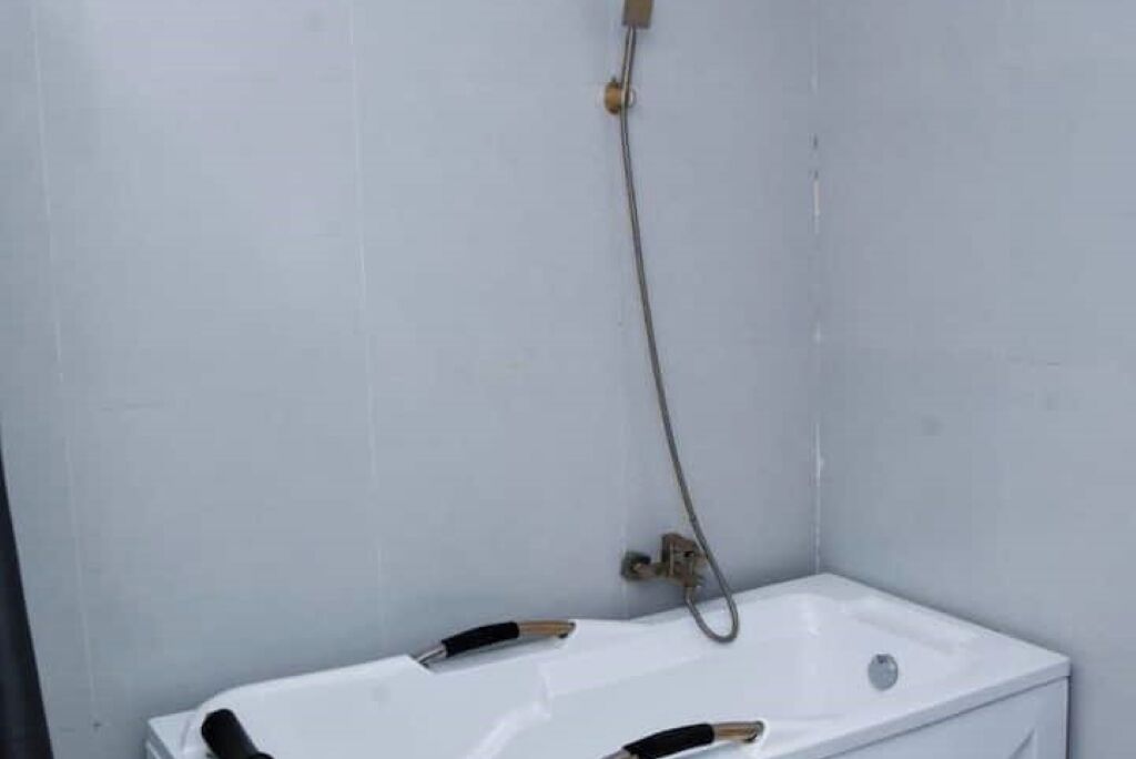 Shower, hair dryer