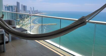 H2 Bocagrande Vista al Mar-Bahía