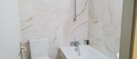 Towels, soap, toilet paper