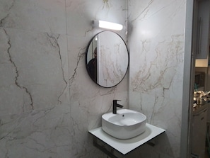 Towels, soap, toilet paper