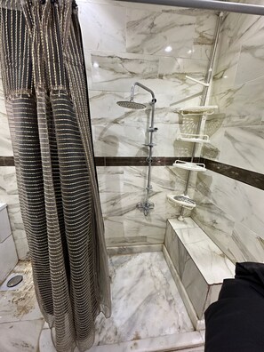 Towels, soap, toilet paper