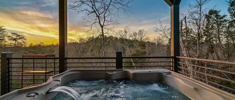 Bain à remous extérieur