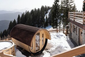 Sauna, hot tub - Naturhotel & Bayernhütte am Brauneck (Lenggries)
