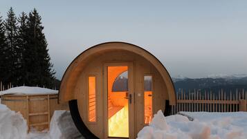Sauna y tina de hidromasaje