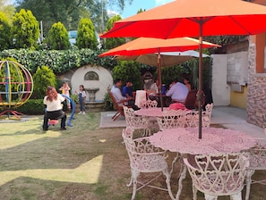 Deluxe Apartment, Patio, City View | Outdoor dining