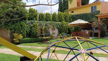 Deluxe Apartment, Patio, City View | Property grounds