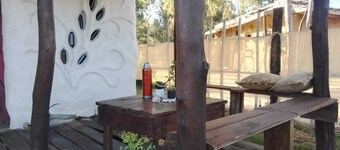 Hermosa casita de tierra en Punta del Diablo