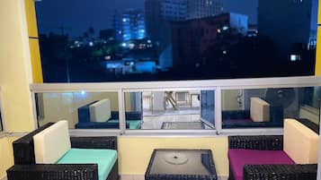 Deluxe-Suite, Stadtblick | Blick vom Balkon
