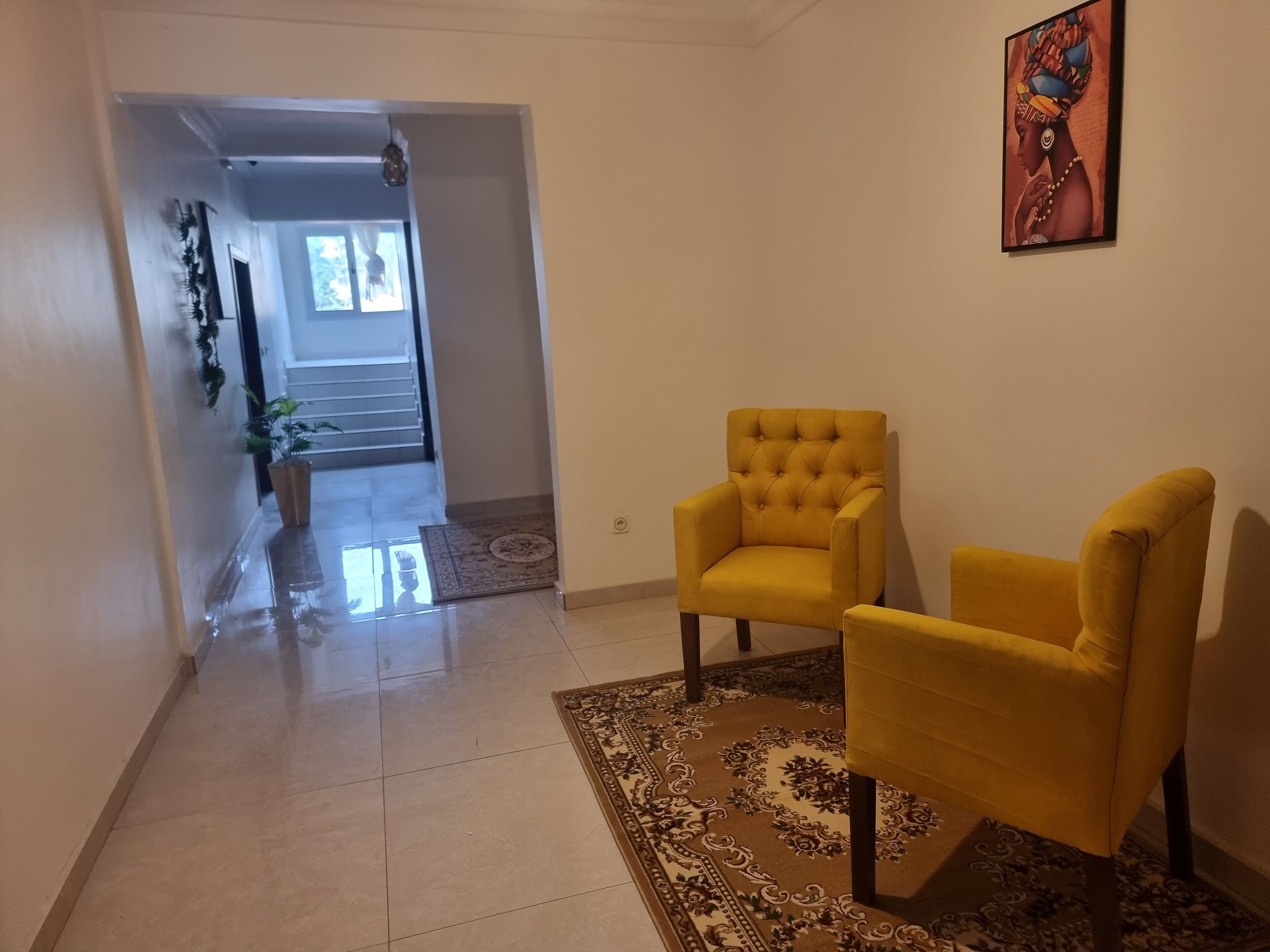 منطقة الجلوس في الردهة