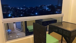 Junior Suite, City View | Balcony view
