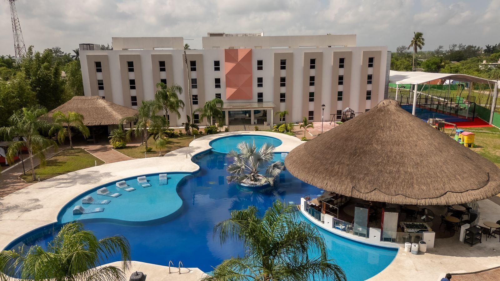 Alberca al aire libre 