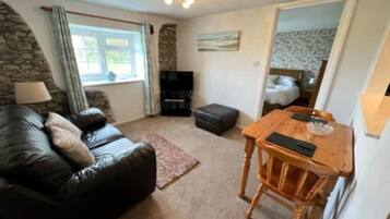 TV, DVD player, table football, ping pong