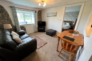 TV, DVD player, table football, ping pong - Chaffinch at Moorhead Country Holidays near Clovelly North Devon (Bideford)