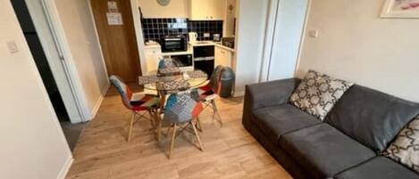 TV, DVD player, foosball, table tennis