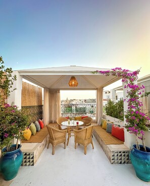 Terrasse sur le toit