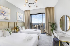 3 soverom, safe på rommet, strykejern/-brett og wi-fi (inkludert)